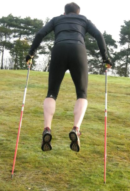 Uphill Power Jump Double Poling